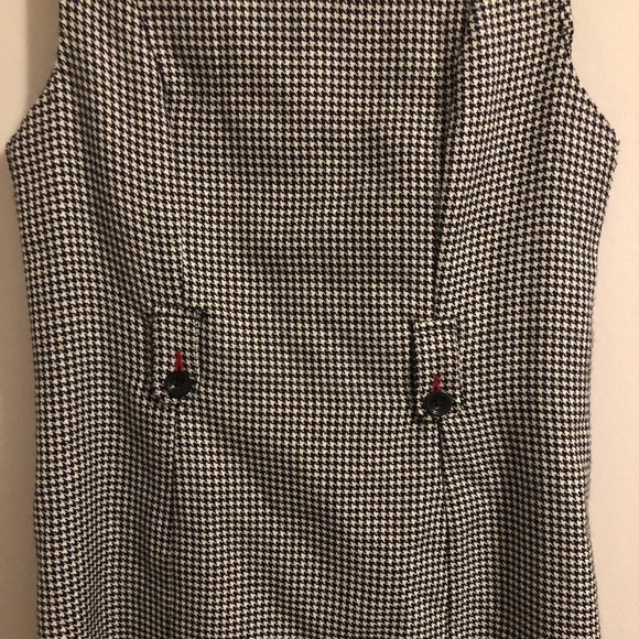 Vintage Point Zero houndstooth sleeveless dress - Picture 4 of 12